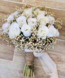Dried baby breath and rose 01(preorder)